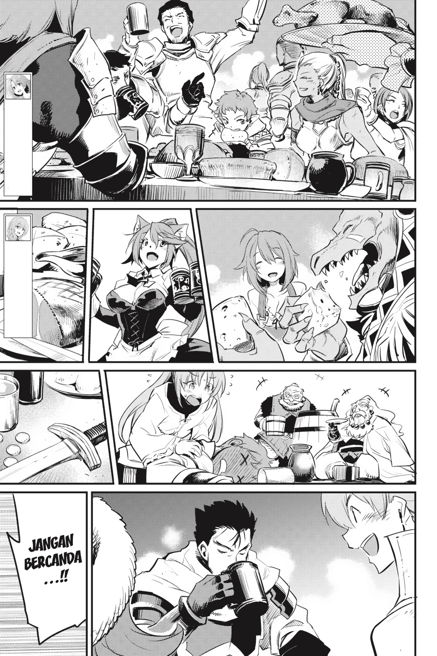 Halaman 24 dari Goblin Slayer Chapter 15