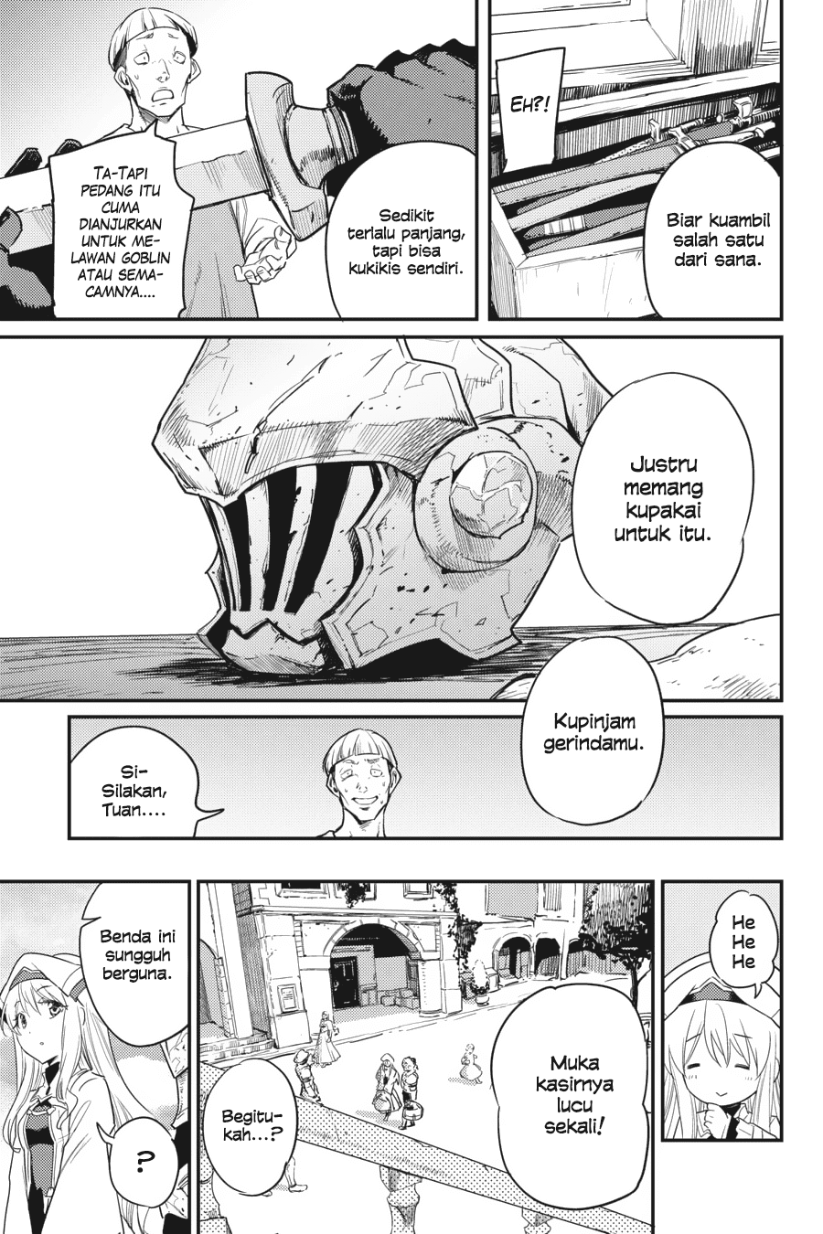 Halaman 12 dari Goblin Slayer Chapter 25