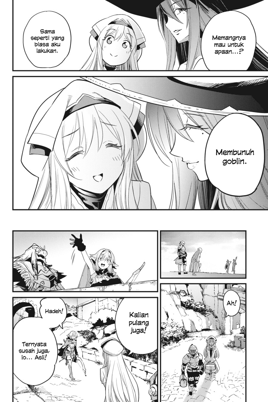 Halaman 23 dari Goblin Slayer Chapter 25