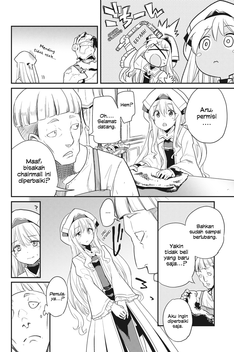 Halaman 9 dari Goblin Slayer Chapter 25