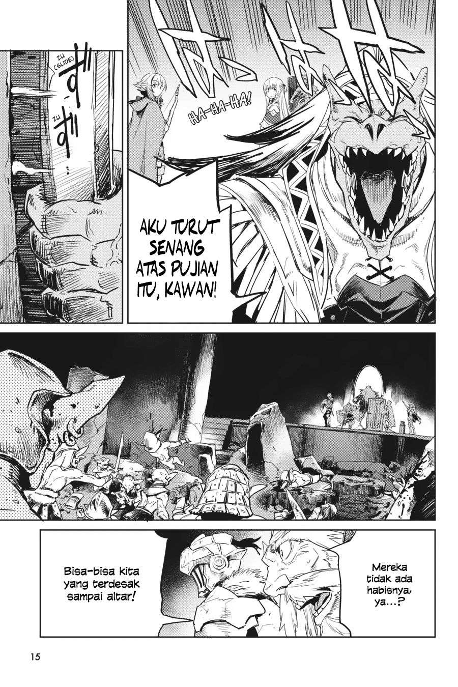 Halaman 15 dari Goblin Slayer Chapter 27