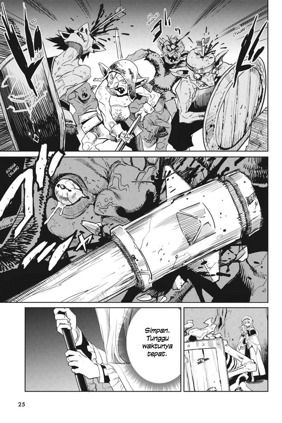 Halaman 25 dari Goblin Slayer Chapter 27