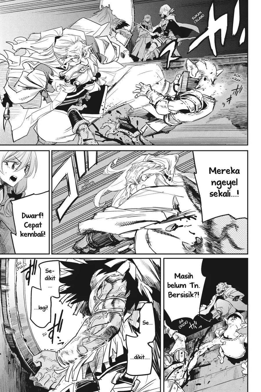 Halaman 11 dari Goblin Slayer Chapter 28