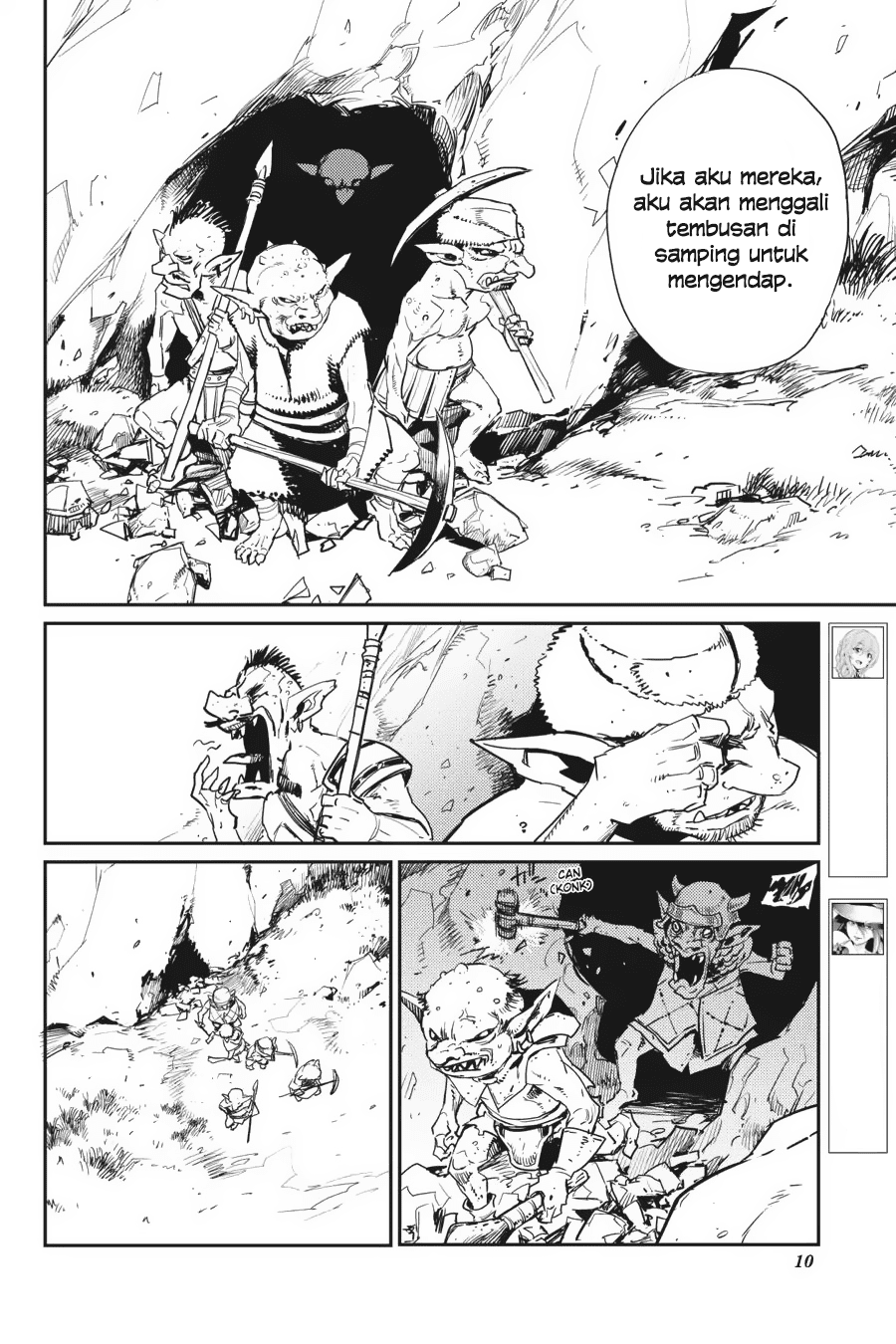 Halaman 10 dari Goblin Slayer Chapter 30