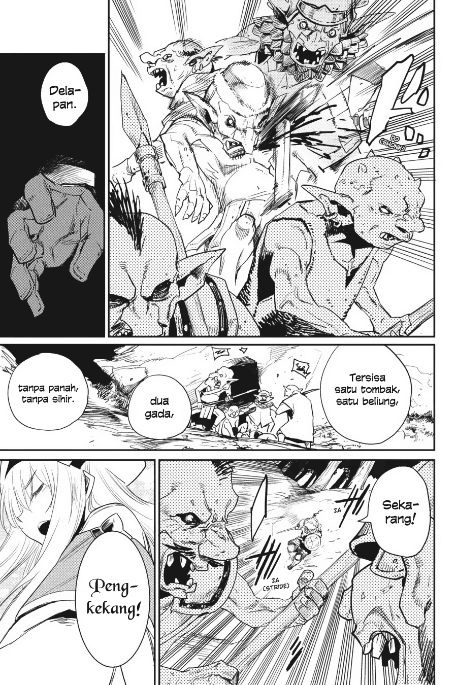 Halaman 11 dari Goblin Slayer Chapter 30