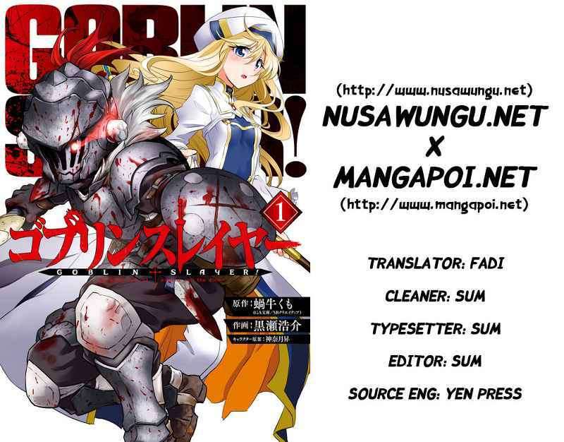 Halaman 1 dari Goblin Slayer Chapter 7