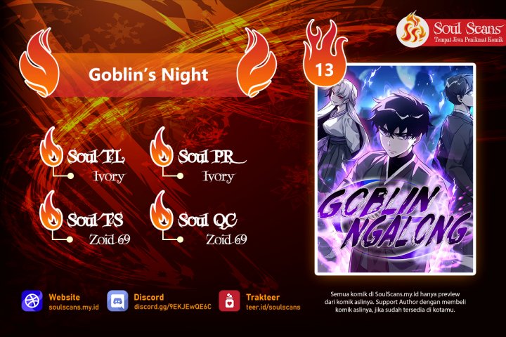 Halaman 1 dari Night of the Goblin Chapter 13
