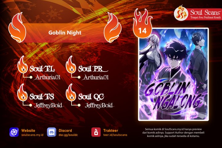 Halaman 1 dari Night of the Goblin Chapter 14