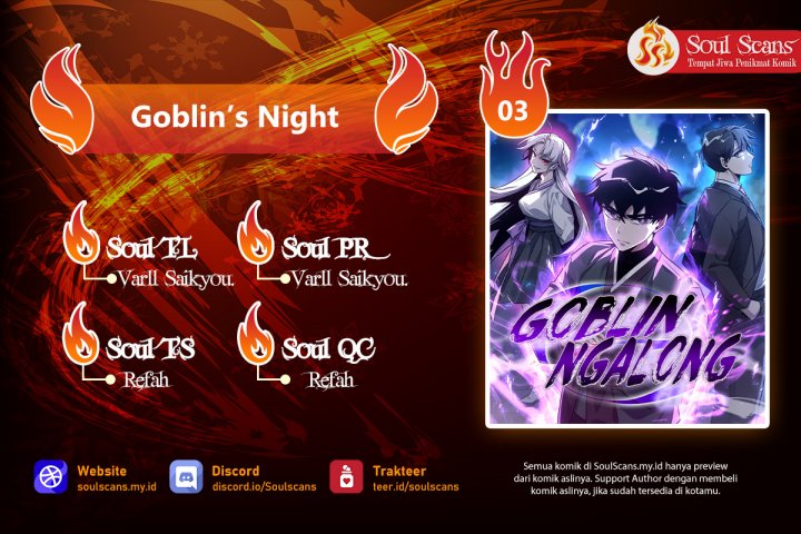 Halaman 1 dari Night of the Goblin Chapter 3