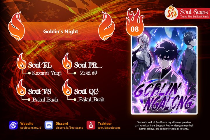 Halaman 1 dari Night of the Goblin Chapter 8