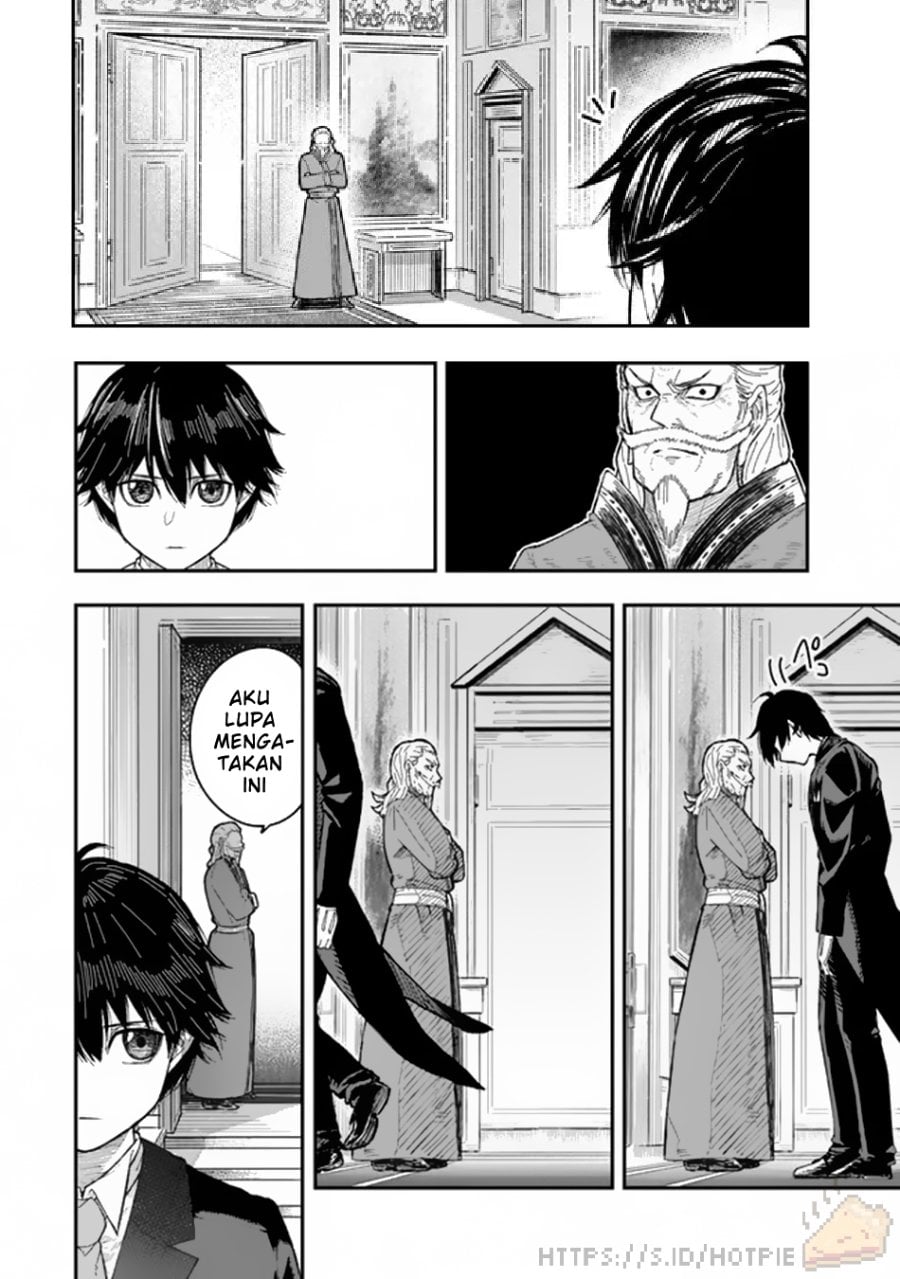 Halaman 19 dari Gomi Ika da to Tsuihou Sareta Shiyounin, Jitsu wa Zense Kenja desu: Shijou Saikyou no Kenja, Sekai Saikouhou no Gakuen ni Kayou Chapter 1