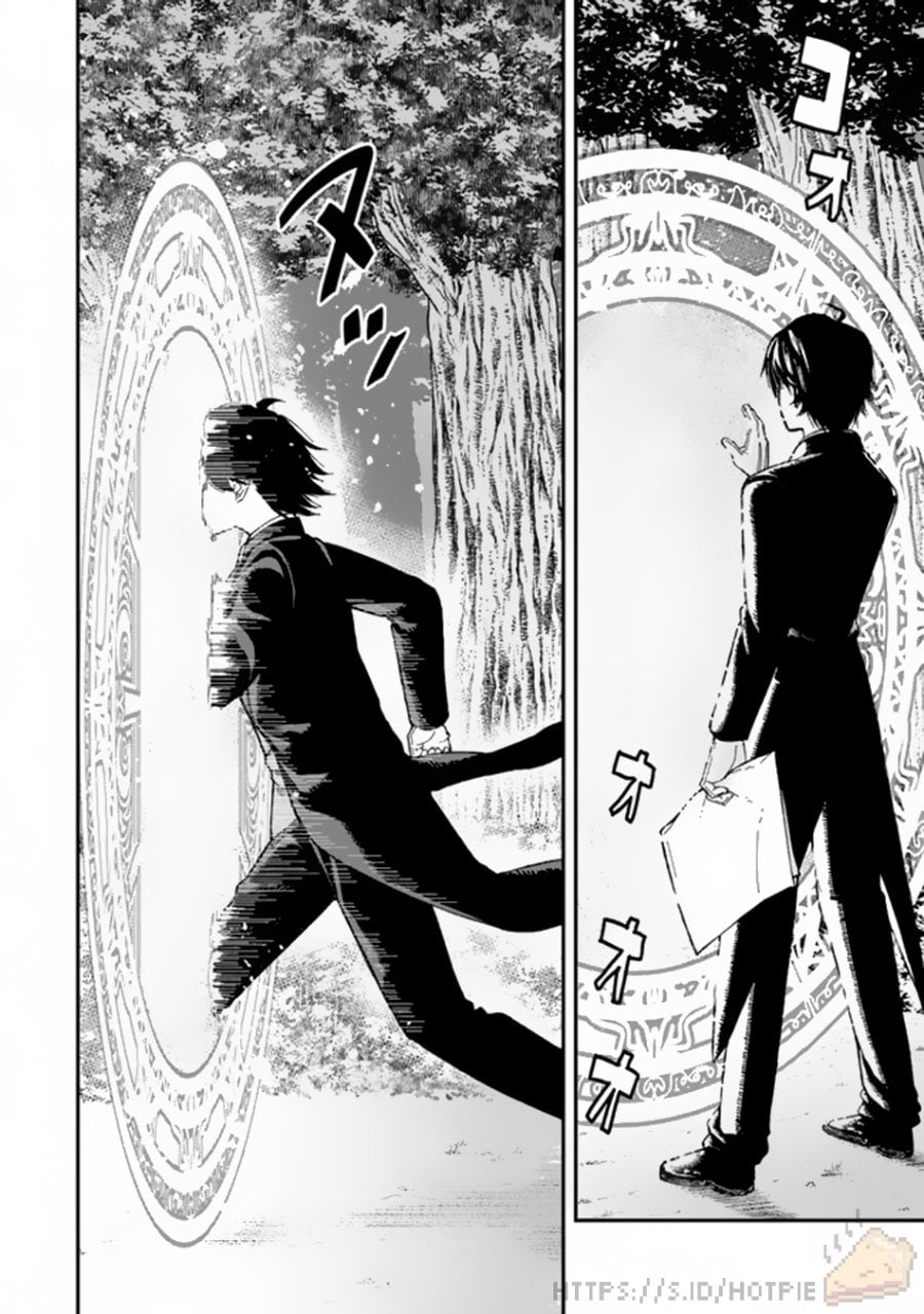 Halaman 25 dari Gomi Ika da to Tsuihou Sareta Shiyounin, Jitsu wa Zense Kenja desu: Shijou Saikyou no Kenja, Sekai Saikouhou no Gakuen ni Kayou Chapter 1