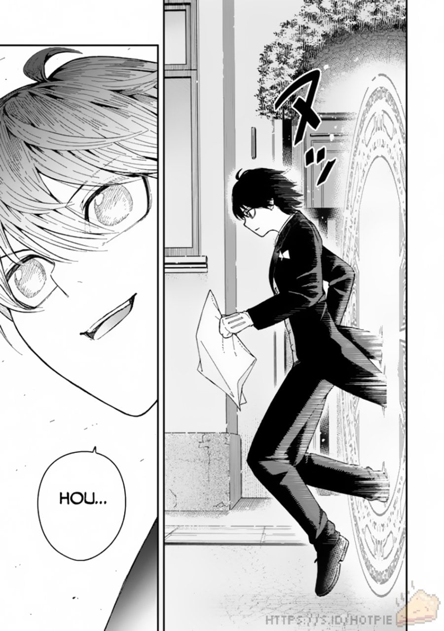 Halaman 26 dari Gomi Ika da to Tsuihou Sareta Shiyounin, Jitsu wa Zense Kenja desu: Shijou Saikyou no Kenja, Sekai Saikouhou no Gakuen ni Kayou Chapter 1