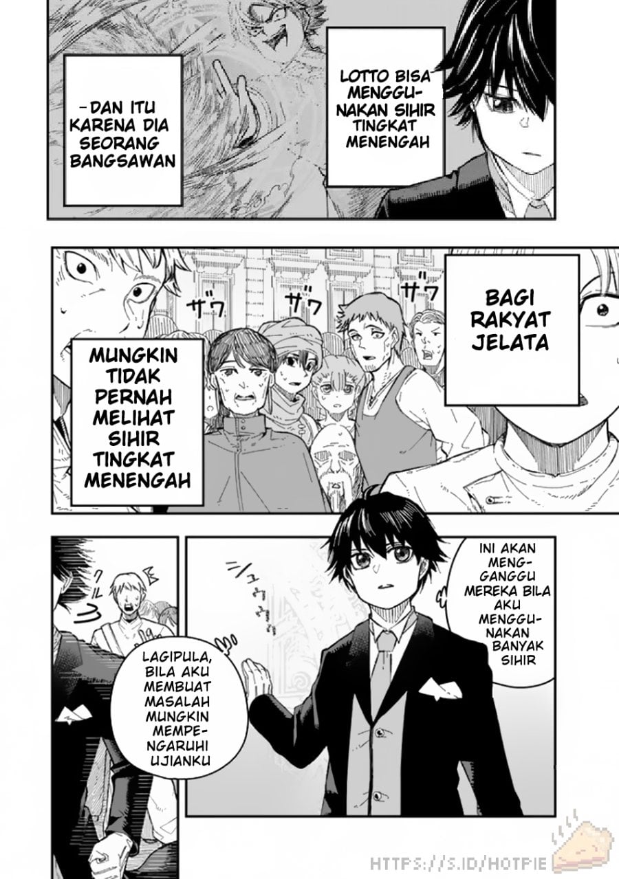 Halaman 29 dari Gomi Ika da to Tsuihou Sareta Shiyounin, Jitsu wa Zense Kenja desu: Shijou Saikyou no Kenja, Sekai Saikouhou no Gakuen ni Kayou Chapter 1
