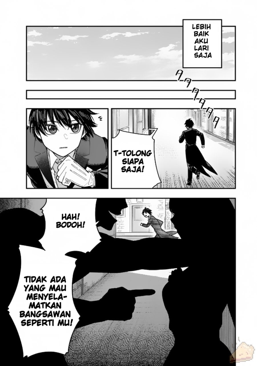 Halaman 30 dari Gomi Ika da to Tsuihou Sareta Shiyounin, Jitsu wa Zense Kenja desu: Shijou Saikyou no Kenja, Sekai Saikouhou no Gakuen ni Kayou Chapter 1