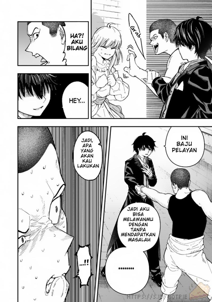 Halaman 35 dari Gomi Ika da to Tsuihou Sareta Shiyounin, Jitsu wa Zense Kenja desu: Shijou Saikyou no Kenja, Sekai Saikouhou no Gakuen ni Kayou Chapter 1