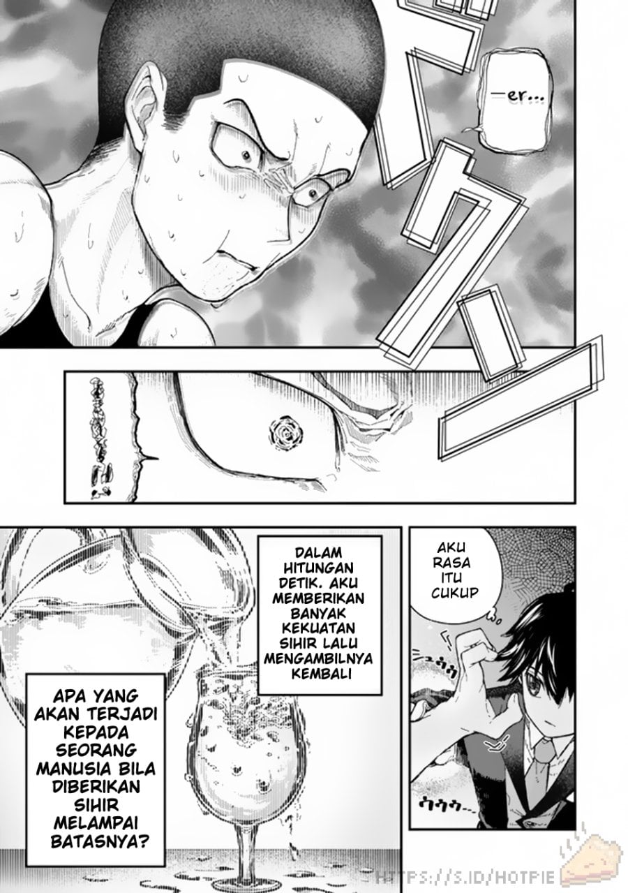 Halaman 38 dari Gomi Ika da to Tsuihou Sareta Shiyounin, Jitsu wa Zense Kenja desu: Shijou Saikyou no Kenja, Sekai Saikouhou no Gakuen ni Kayou Chapter 1