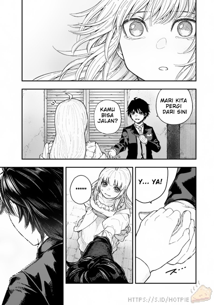 Halaman 40 dari Gomi Ika da to Tsuihou Sareta Shiyounin, Jitsu wa Zense Kenja desu: Shijou Saikyou no Kenja, Sekai Saikouhou no Gakuen ni Kayou Chapter 1