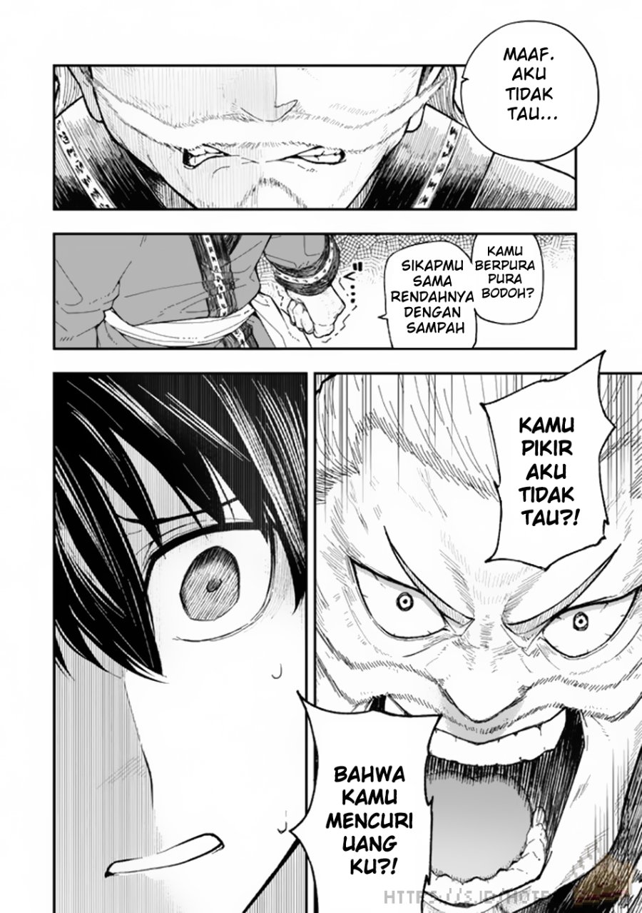 Halaman 5 dari Gomi Ika da to Tsuihou Sareta Shiyounin, Jitsu wa Zense Kenja desu: Shijou Saikyou no Kenja, Sekai Saikouhou no Gakuen ni Kayou Chapter 1