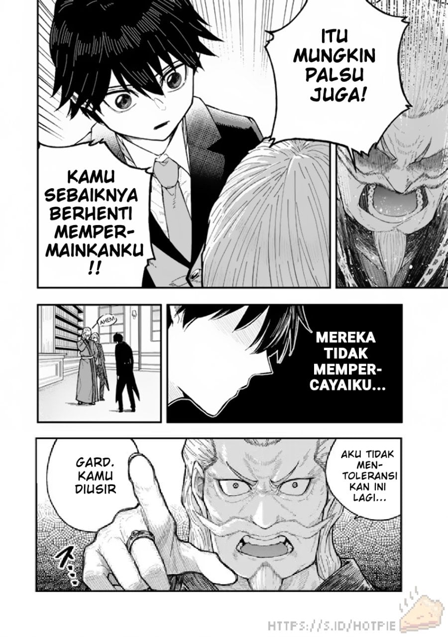 Halaman 9 dari Gomi Ika da to Tsuihou Sareta Shiyounin, Jitsu wa Zense Kenja desu: Shijou Saikyou no Kenja, Sekai Saikouhou no Gakuen ni Kayou Chapter 1