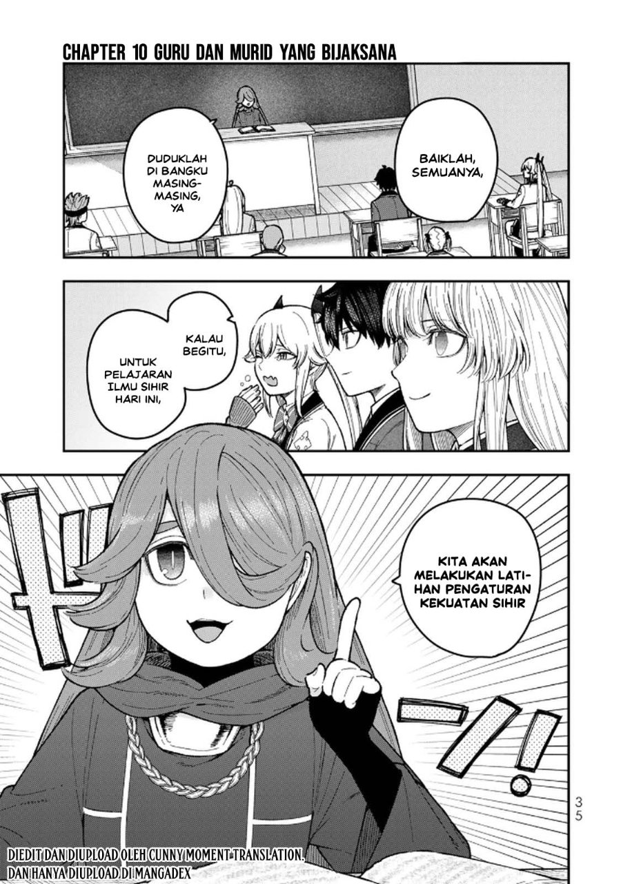 Halaman 1 dari Gomi Ika da to Tsuihou Sareta Shiyounin, Jitsu wa Zense Kenja desu: Shijou Saikyou no Kenja, Sekai Saikouhou no Gakuen ni Kayou Chapter 10