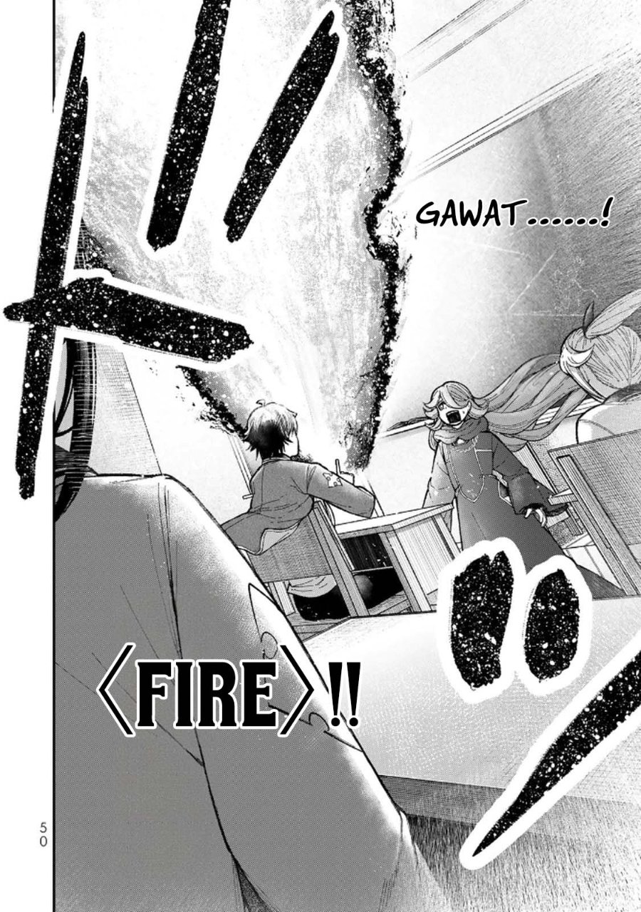 Halaman 16 dari Gomi Ika da to Tsuihou Sareta Shiyounin, Jitsu wa Zense Kenja desu: Shijou Saikyou no Kenja, Sekai Saikouhou no Gakuen ni Kayou Chapter 10