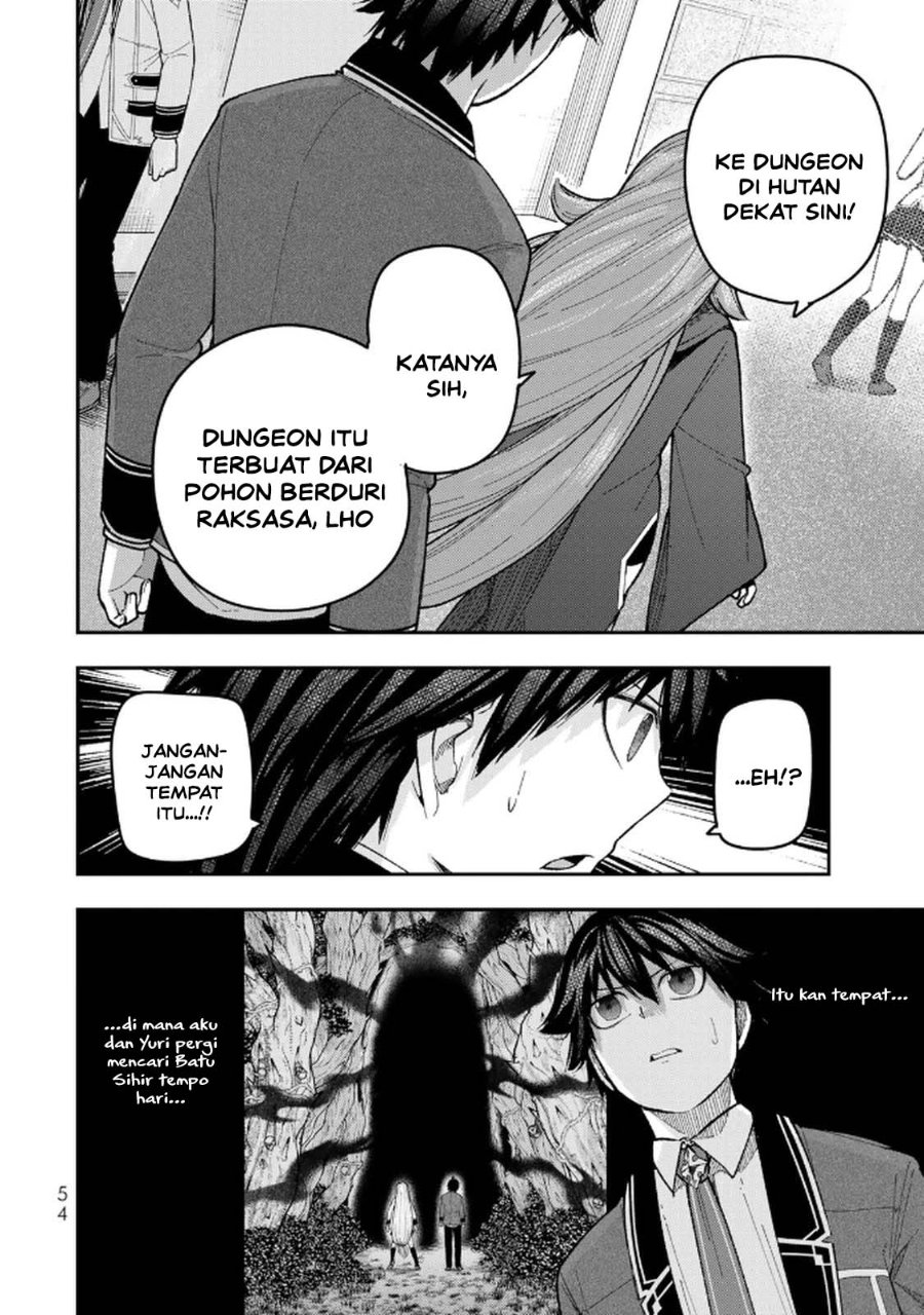 Halaman 20 dari Gomi Ika da to Tsuihou Sareta Shiyounin, Jitsu wa Zense Kenja desu: Shijou Saikyou no Kenja, Sekai Saikouhou no Gakuen ni Kayou Chapter 10