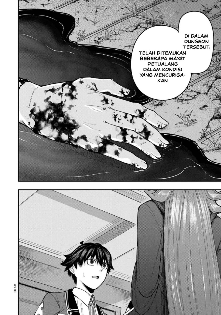 Halaman 24 dari Gomi Ika da to Tsuihou Sareta Shiyounin, Jitsu wa Zense Kenja desu: Shijou Saikyou no Kenja, Sekai Saikouhou no Gakuen ni Kayou Chapter 10