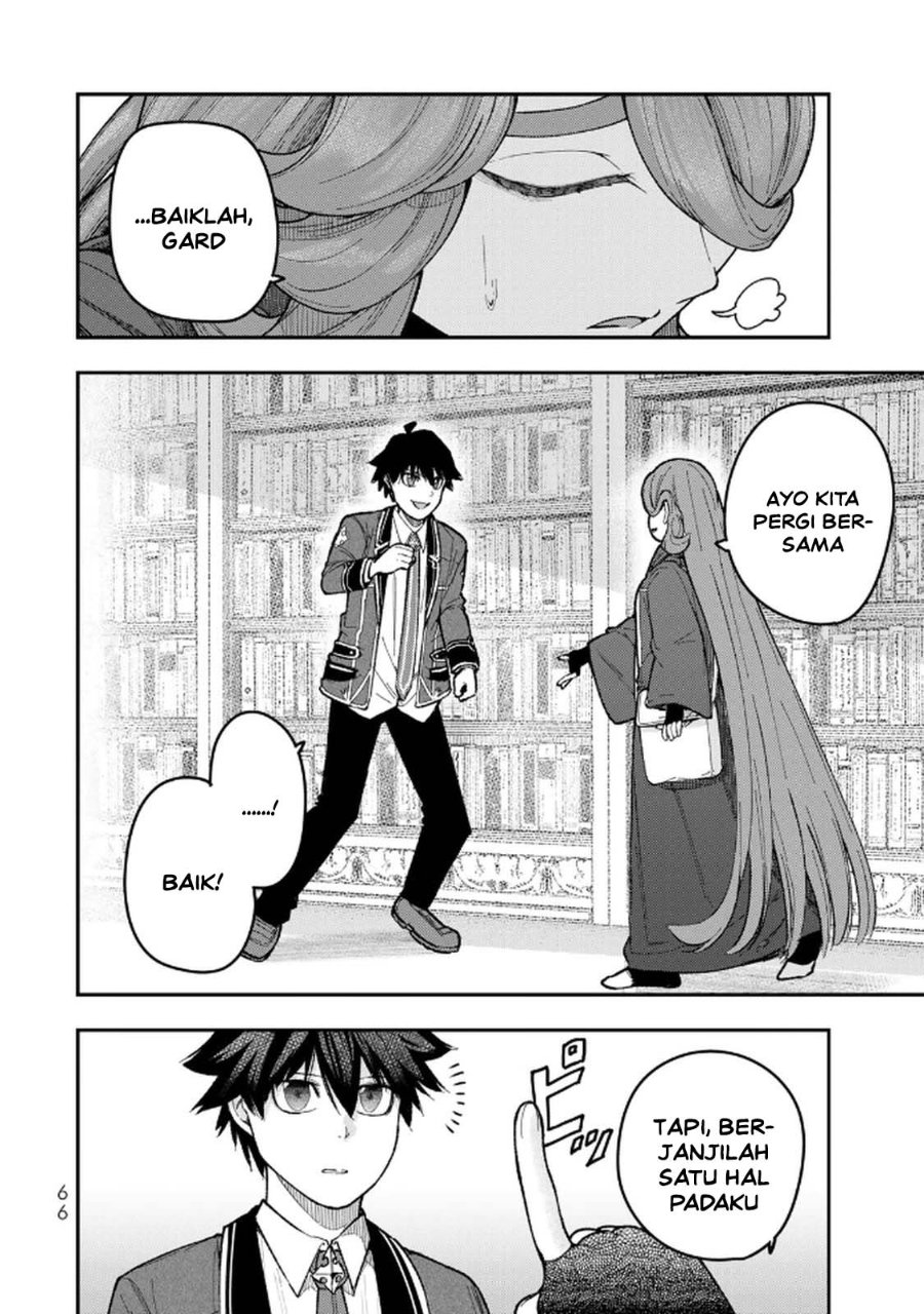 Halaman 32 dari Gomi Ika da to Tsuihou Sareta Shiyounin, Jitsu wa Zense Kenja desu: Shijou Saikyou no Kenja, Sekai Saikouhou no Gakuen ni Kayou Chapter 10