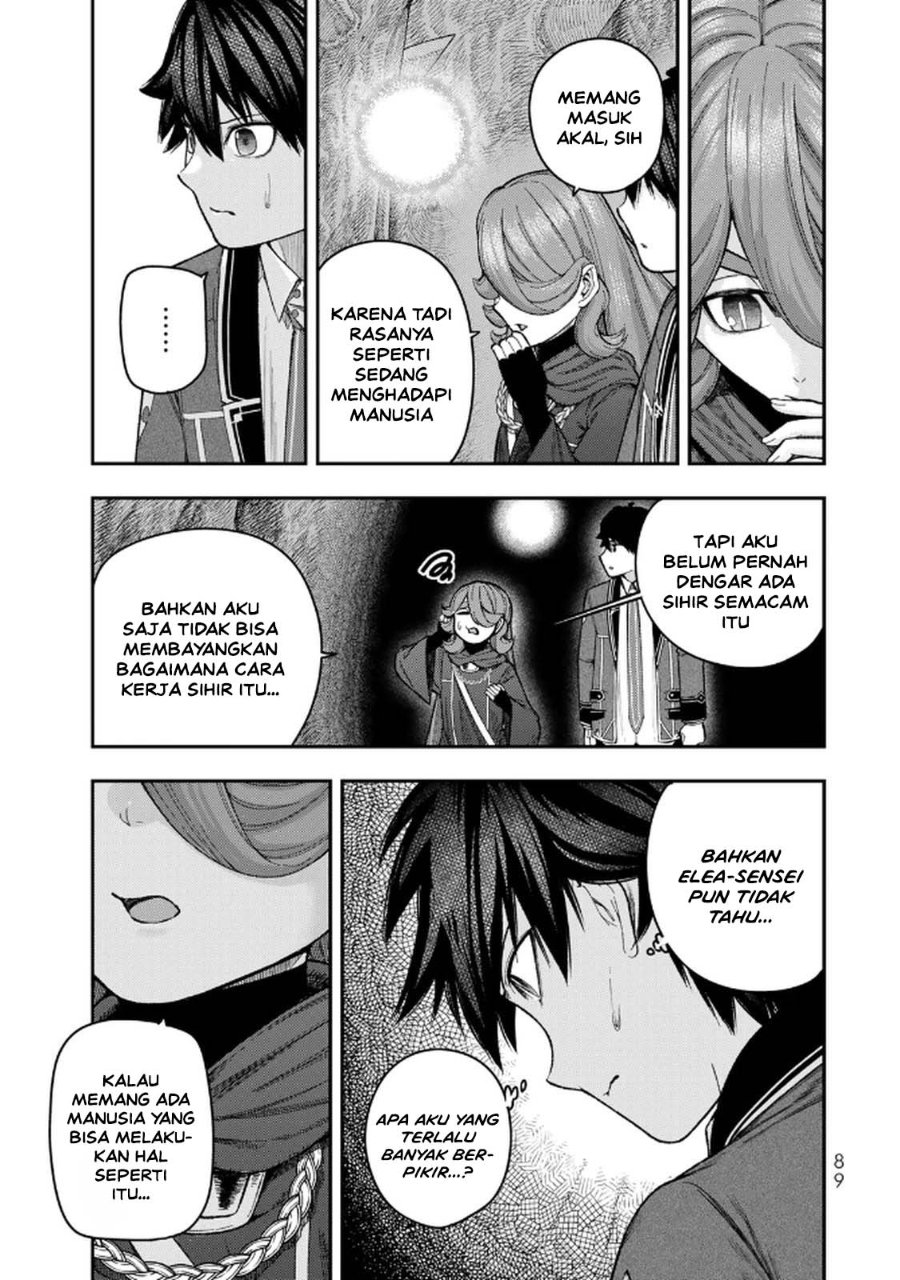 Halaman 18 dari Gomi Ika da to Tsuihou Sareta Shiyounin, Jitsu wa Zense Kenja desu: Shijou Saikyou no Kenja, Sekai Saikouhou no Gakuen ni Kayou Chapter 11
