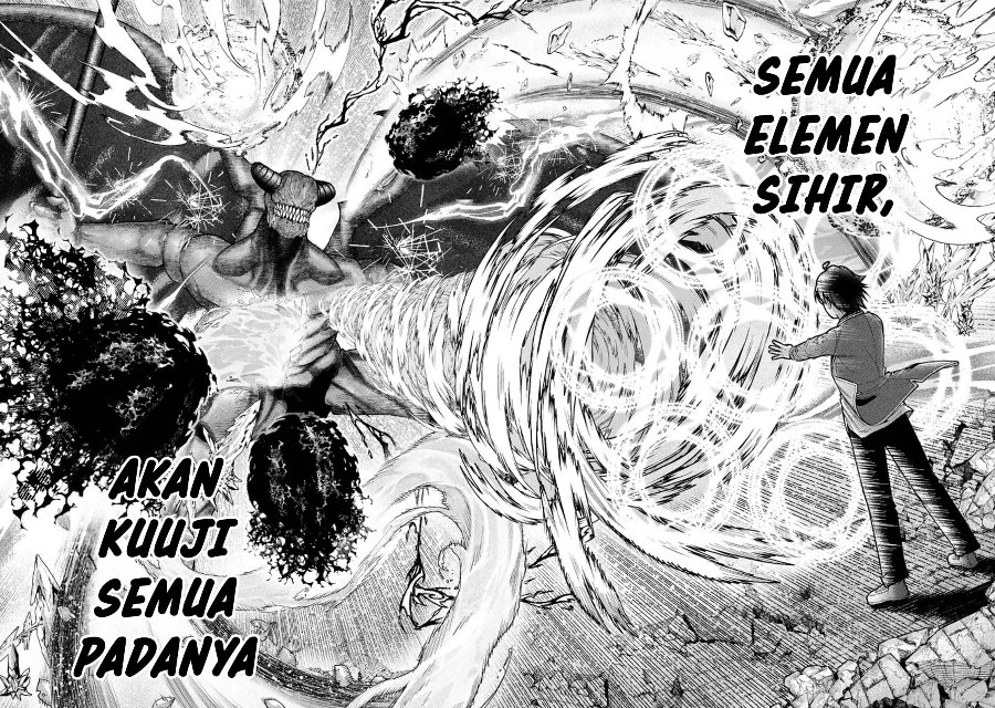 Halaman 33 dari Gomi Ika da to Tsuihou Sareta Shiyounin, Jitsu wa Zense Kenja desu: Shijou Saikyou no Kenja, Sekai Saikouhou no Gakuen ni Kayou Chapter 11