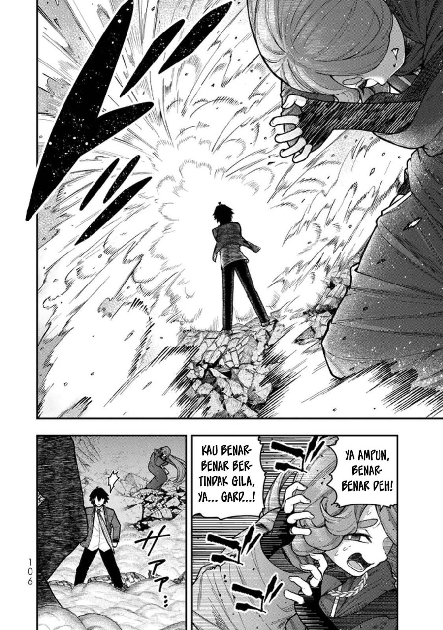 Halaman 34 dari Gomi Ika da to Tsuihou Sareta Shiyounin, Jitsu wa Zense Kenja desu: Shijou Saikyou no Kenja, Sekai Saikouhou no Gakuen ni Kayou Chapter 11