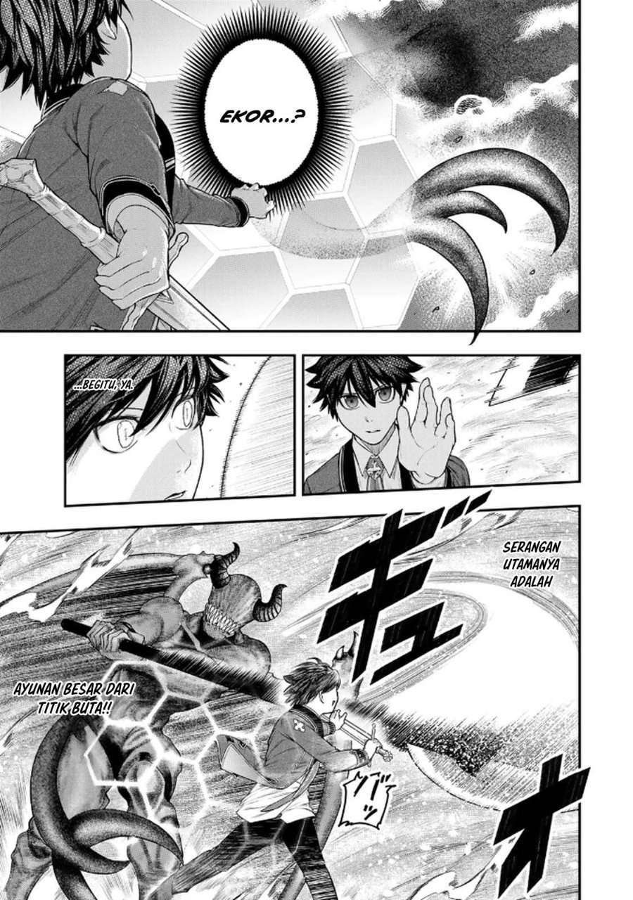 Halaman 15 dari Gomi Ika da to Tsuihou Sareta Shiyounin, Jitsu wa Zense Kenja desu: Shijou Saikyou no Kenja, Sekai Saikouhou no Gakuen ni Kayou Chapter 12