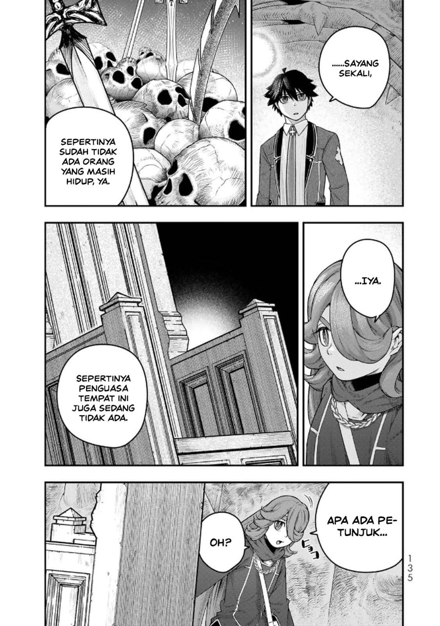 Halaman 27 dari Gomi Ika da to Tsuihou Sareta Shiyounin, Jitsu wa Zense Kenja desu: Shijou Saikyou no Kenja, Sekai Saikouhou no Gakuen ni Kayou Chapter 12