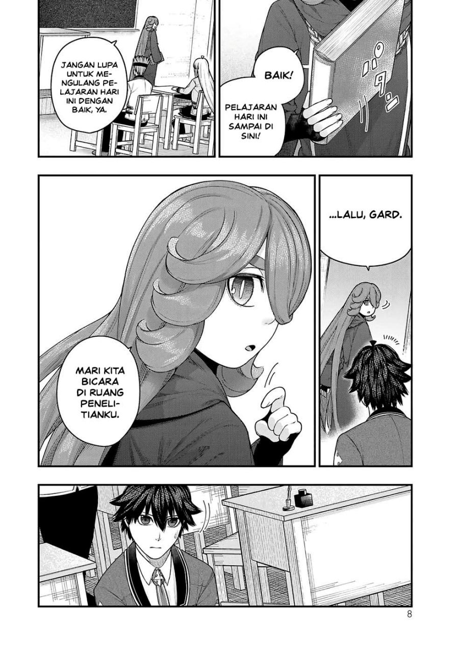 Halaman 10 dari Gomi Ika da to Tsuihou Sareta Shiyounin, Jitsu wa Zense Kenja desu: Shijou Saikyou no Kenja, Sekai Saikouhou no Gakuen ni Kayou Chapter 14
