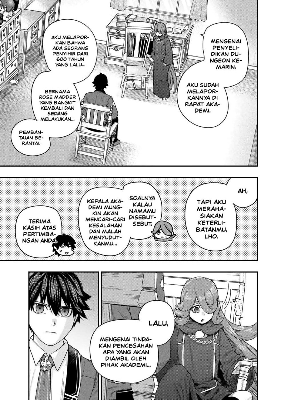 Halaman 15 dari Gomi Ika da to Tsuihou Sareta Shiyounin, Jitsu wa Zense Kenja desu: Shijou Saikyou no Kenja, Sekai Saikouhou no Gakuen ni Kayou Chapter 14