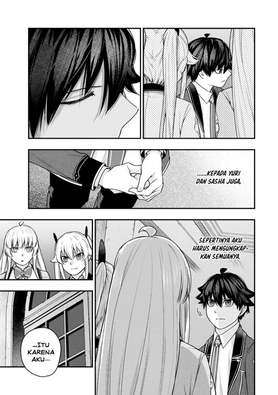 Halaman 35 dari Gomi Ika da to Tsuihou Sareta Shiyounin, Jitsu wa Zense Kenja desu: Shijou Saikyou no Kenja, Sekai Saikouhou no Gakuen ni Kayou Chapter 14