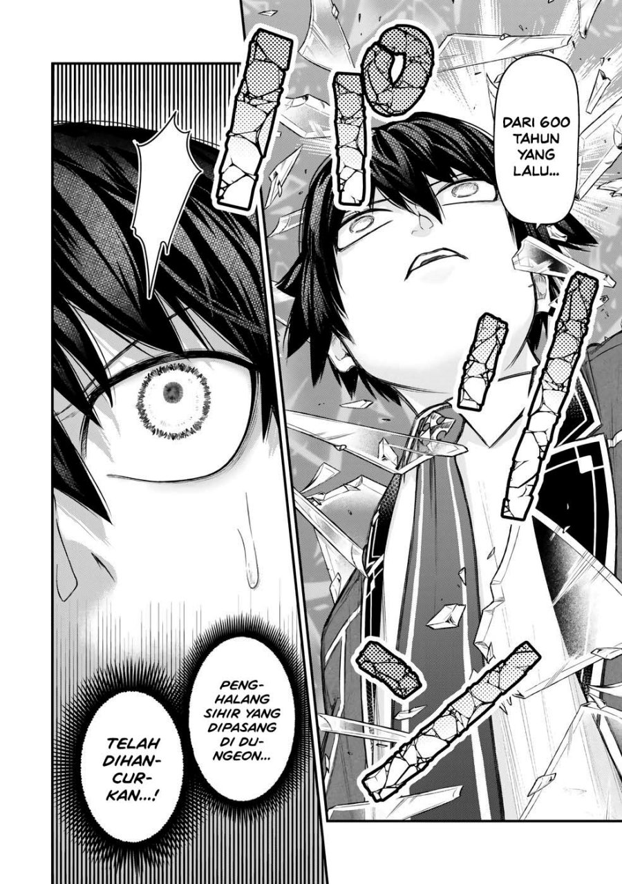 Halaman 36 dari Gomi Ika da to Tsuihou Sareta Shiyounin, Jitsu wa Zense Kenja desu: Shijou Saikyou no Kenja, Sekai Saikouhou no Gakuen ni Kayou Chapter 14