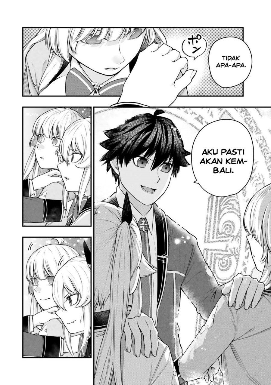 Halaman 38 dari Gomi Ika da to Tsuihou Sareta Shiyounin, Jitsu wa Zense Kenja desu: Shijou Saikyou no Kenja, Sekai Saikouhou no Gakuen ni Kayou Chapter 14