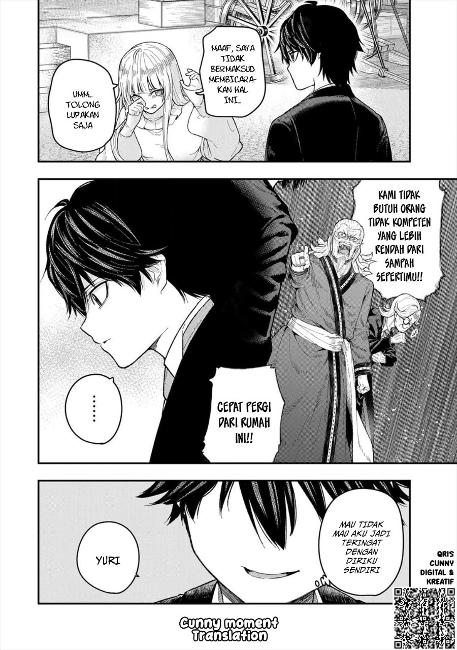 Halaman 10 dari Gomi Ika da to Tsuihou Sareta Shiyounin, Jitsu wa Zense Kenja desu: Shijou Saikyou no Kenja, Sekai Saikouhou no Gakuen ni Kayou Chapter 2
