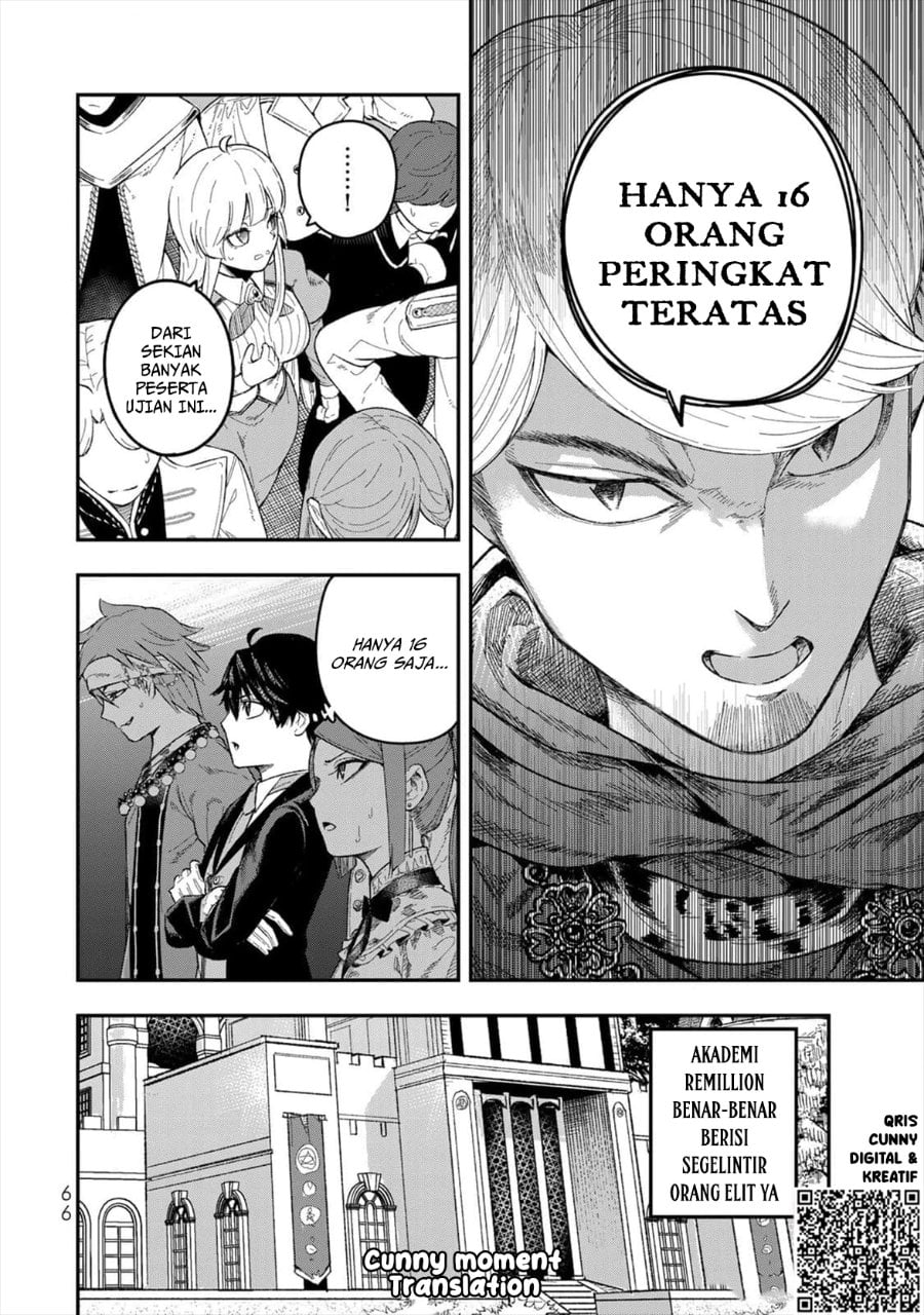 Halaman 20 dari Gomi Ika da to Tsuihou Sareta Shiyounin, Jitsu wa Zense Kenja desu: Shijou Saikyou no Kenja, Sekai Saikouhou no Gakuen ni Kayou Chapter 2