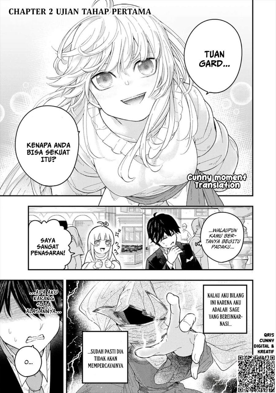 Halaman 3 dari Gomi Ika da to Tsuihou Sareta Shiyounin, Jitsu wa Zense Kenja desu: Shijou Saikyou no Kenja, Sekai Saikouhou no Gakuen ni Kayou Chapter 2