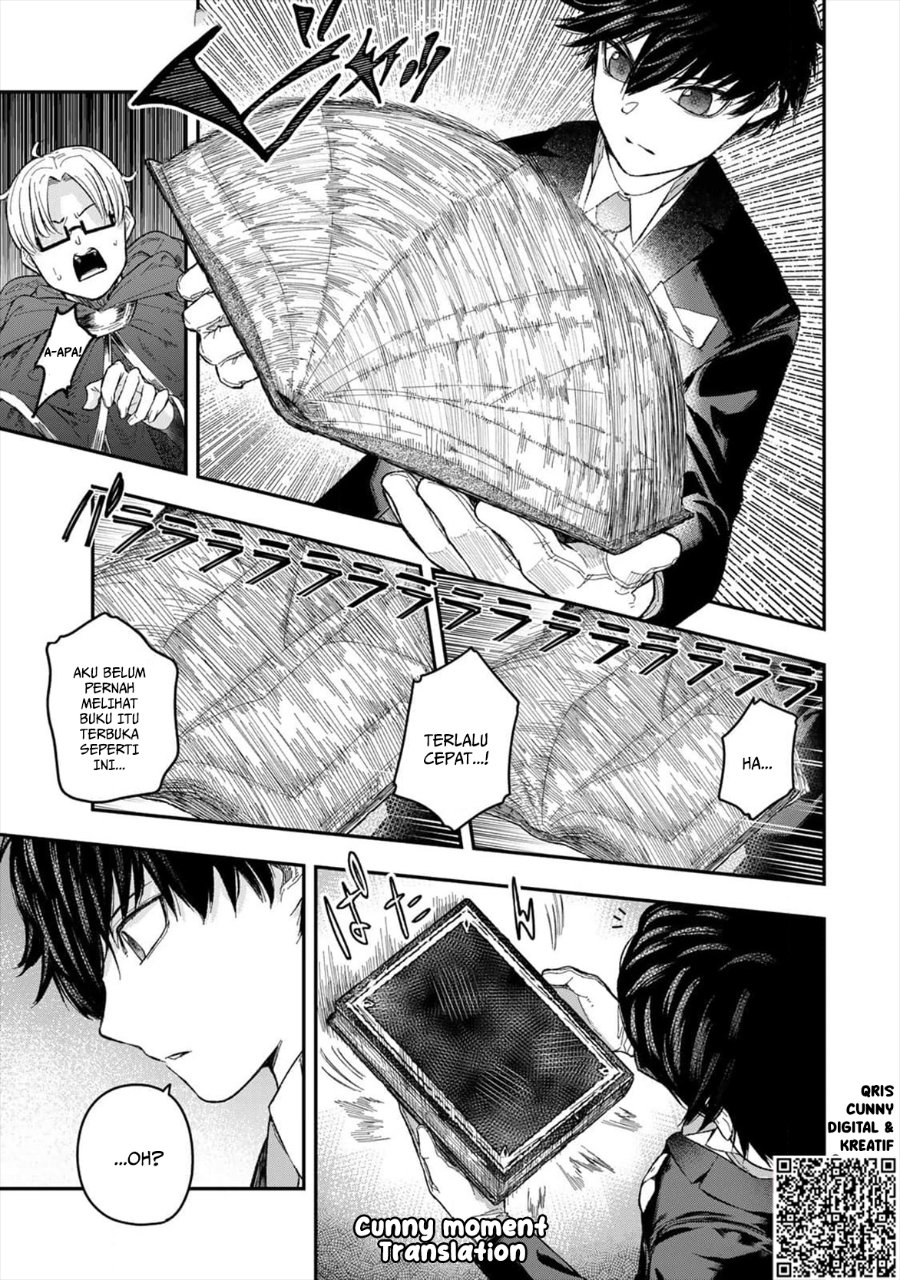 Halaman 35 dari Gomi Ika da to Tsuihou Sareta Shiyounin, Jitsu wa Zense Kenja desu: Shijou Saikyou no Kenja, Sekai Saikouhou no Gakuen ni Kayou Chapter 2