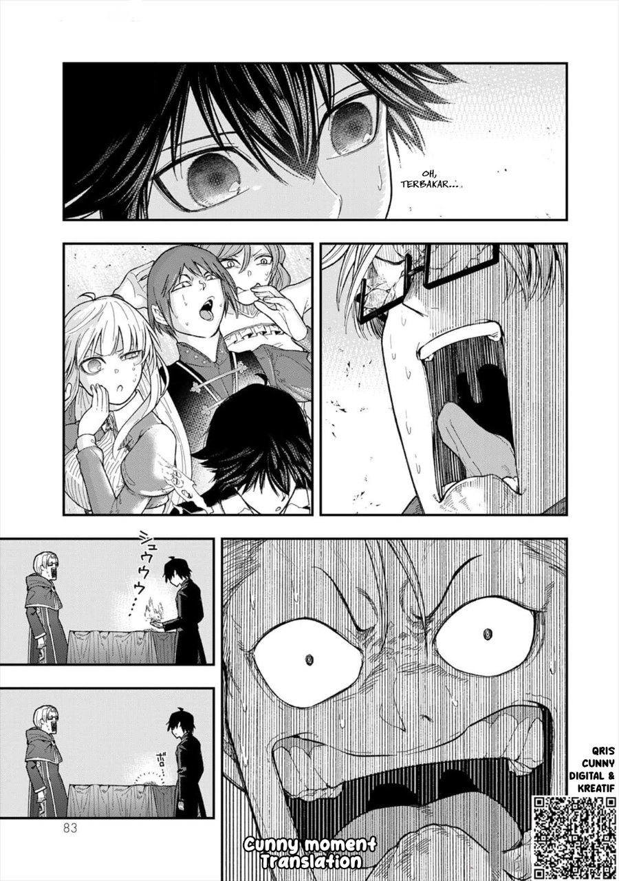 Halaman 37 dari Gomi Ika da to Tsuihou Sareta Shiyounin, Jitsu wa Zense Kenja desu: Shijou Saikyou no Kenja, Sekai Saikouhou no Gakuen ni Kayou Chapter 2