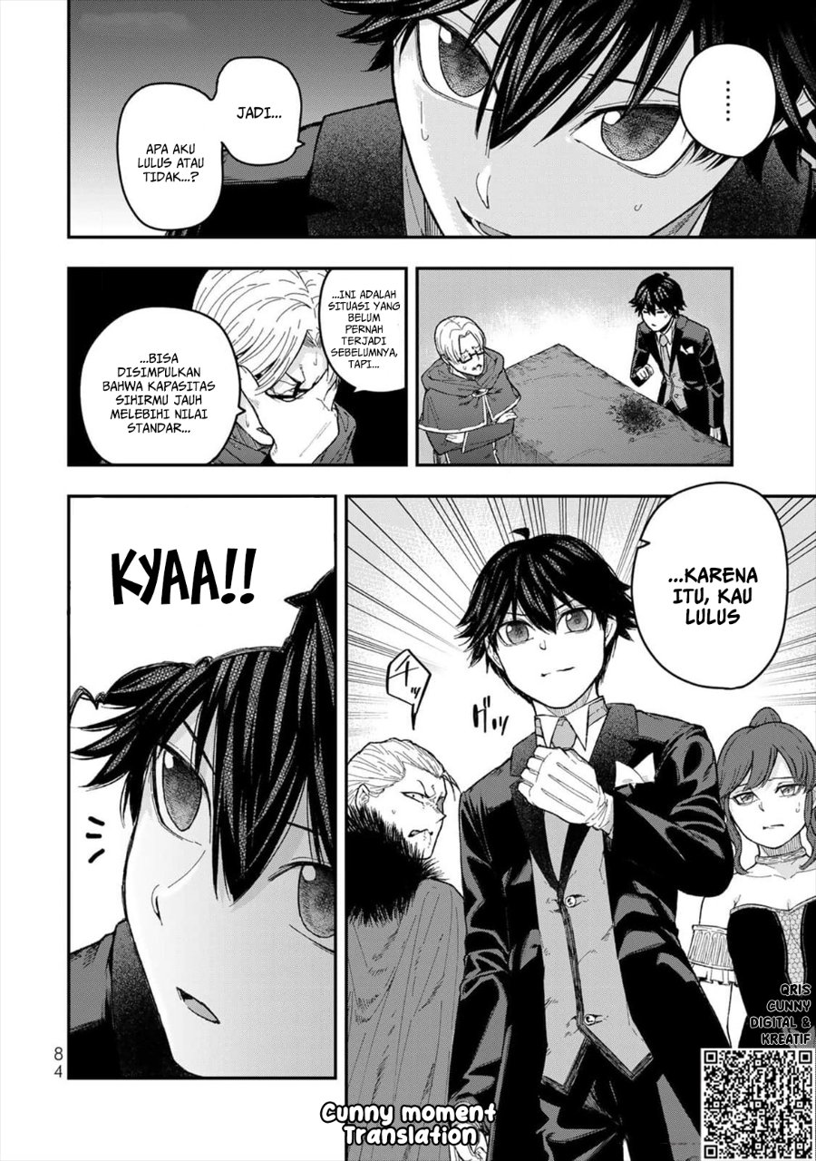 Halaman 38 dari Gomi Ika da to Tsuihou Sareta Shiyounin, Jitsu wa Zense Kenja desu: Shijou Saikyou no Kenja, Sekai Saikouhou no Gakuen ni Kayou Chapter 2