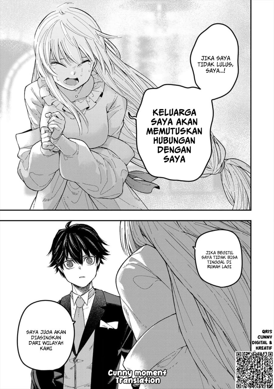 Halaman 9 dari Gomi Ika da to Tsuihou Sareta Shiyounin, Jitsu wa Zense Kenja desu: Shijou Saikyou no Kenja, Sekai Saikouhou no Gakuen ni Kayou Chapter 2