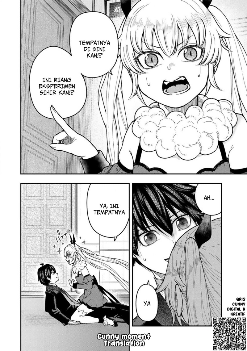 Halaman 10 dari Gomi Ika da to Tsuihou Sareta Shiyounin, Jitsu wa Zense Kenja desu: Shijou Saikyou no Kenja, Sekai Saikouhou no Gakuen ni Kayou Chapter 3