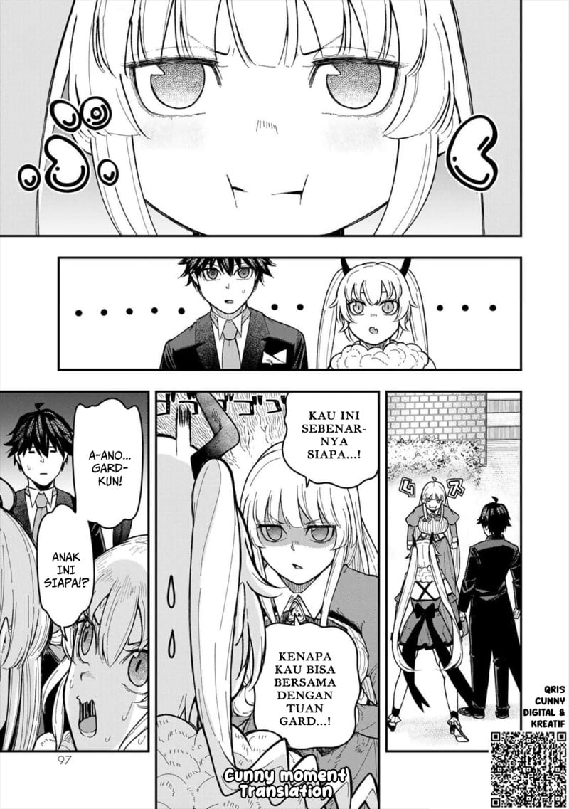 Halaman 13 dari Gomi Ika da to Tsuihou Sareta Shiyounin, Jitsu wa Zense Kenja desu: Shijou Saikyou no Kenja, Sekai Saikouhou no Gakuen ni Kayou Chapter 3