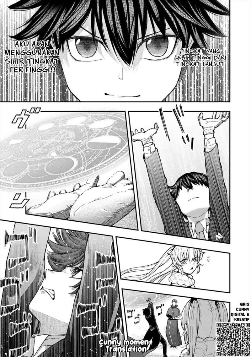 Halaman 21 dari Gomi Ika da to Tsuihou Sareta Shiyounin, Jitsu wa Zense Kenja desu: Shijou Saikyou no Kenja, Sekai Saikouhou no Gakuen ni Kayou Chapter 3