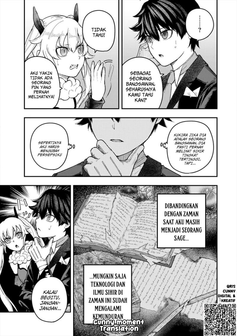 Halaman 36 dari Gomi Ika da to Tsuihou Sareta Shiyounin, Jitsu wa Zense Kenja desu: Shijou Saikyou no Kenja, Sekai Saikouhou no Gakuen ni Kayou Chapter 3